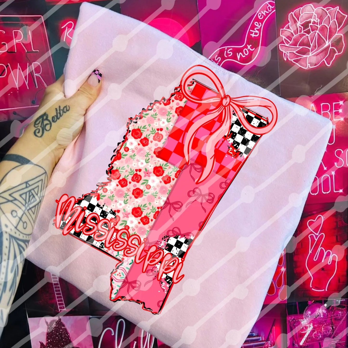 Mississippi Patchwork tee or sweatshirt