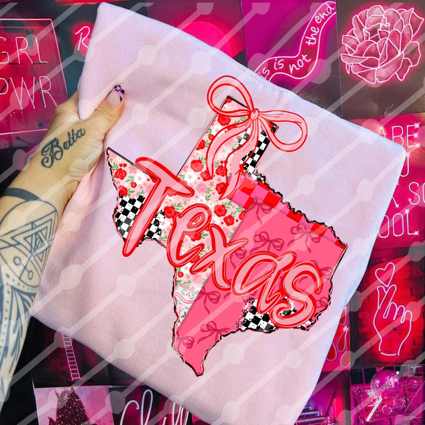 Texas patchwork tee or sweatshirt