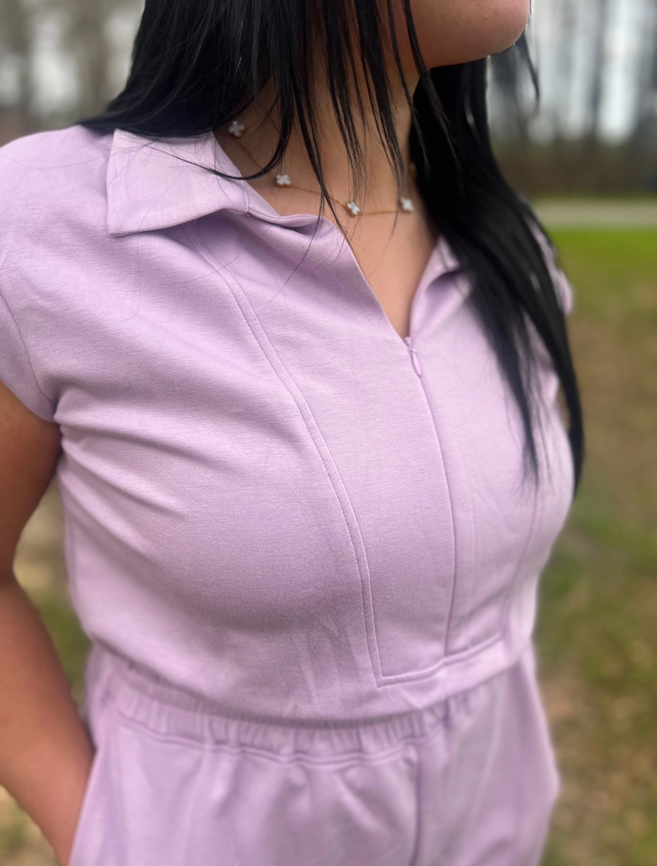 Purple Romper ♡︎