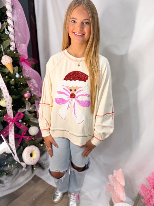 Santa Sparkle Sweatshirt