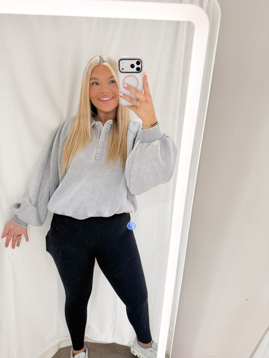 Sleet Z Collared Pullover